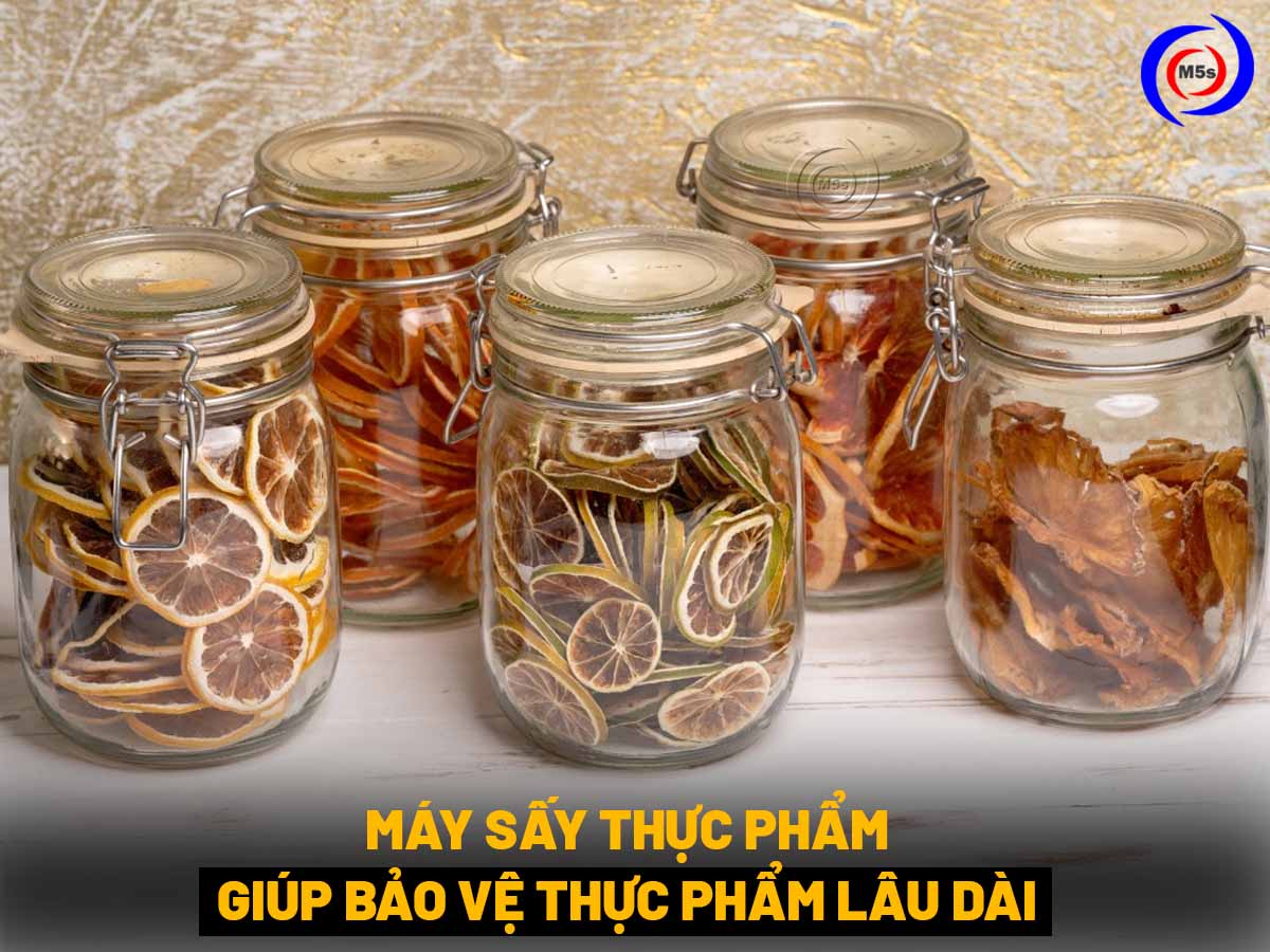 Máy sấy thực phẩm giúp bảo quản thực phẩm lâu dài