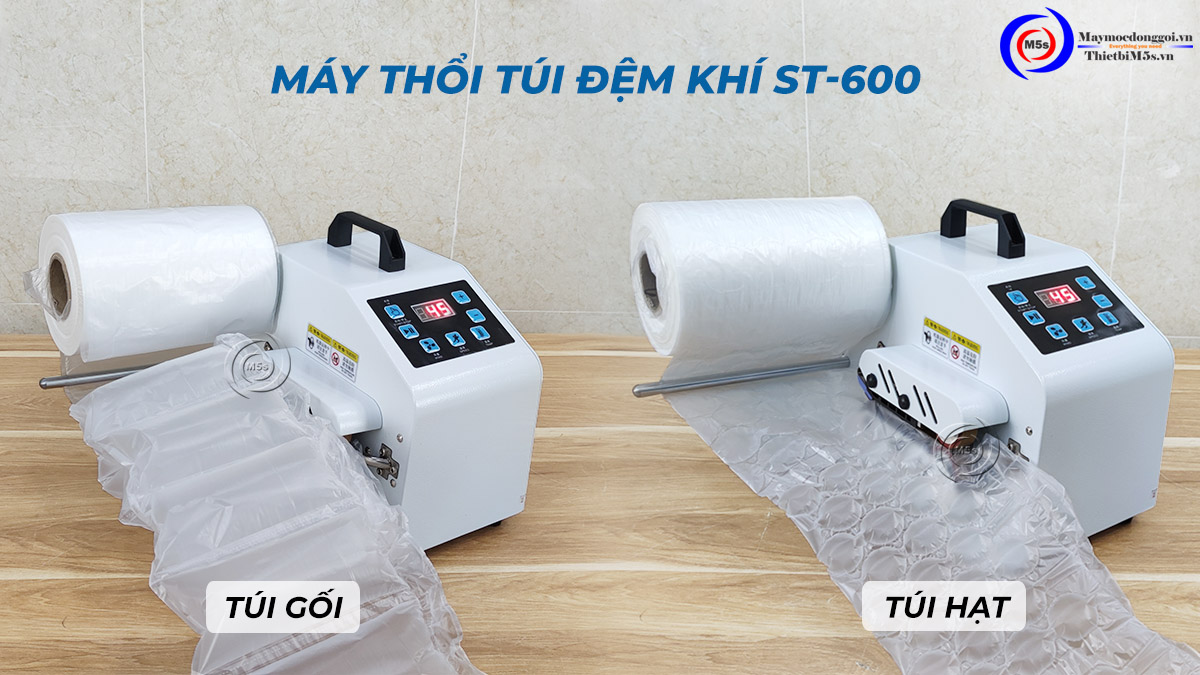 Máy thổi túi khí dạng gối, dạng hạt ST-600