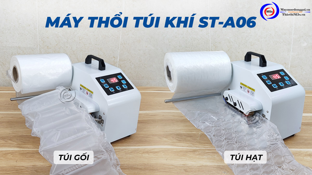 Máy thổi túi khí dạng gối, dạng hạt ST-A06
