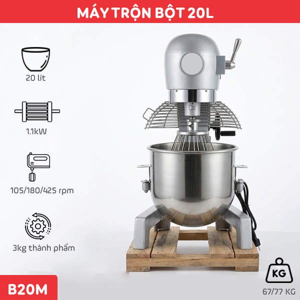 Máy trộn bột 20 lít B20M