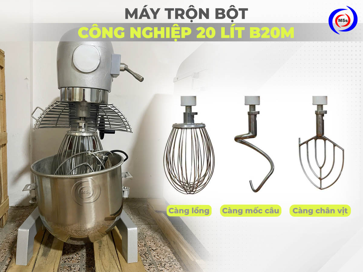 Máy trộn bột công nghiệp 20 lít B20M