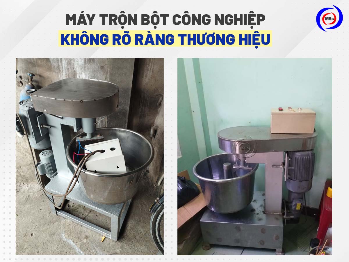 Máy trộn bột công nghiệp không rõ ràng thương hiệu