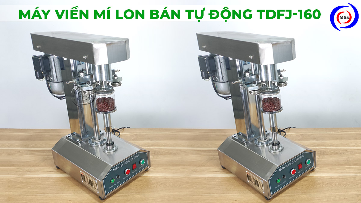Máy viền mí lon bán tự động TDFJ-160