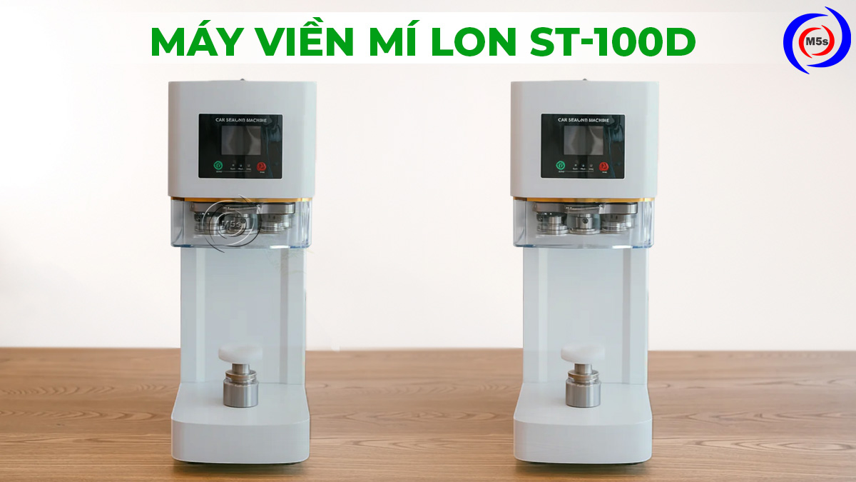 Máy viền mí lon chai nước ST-100D