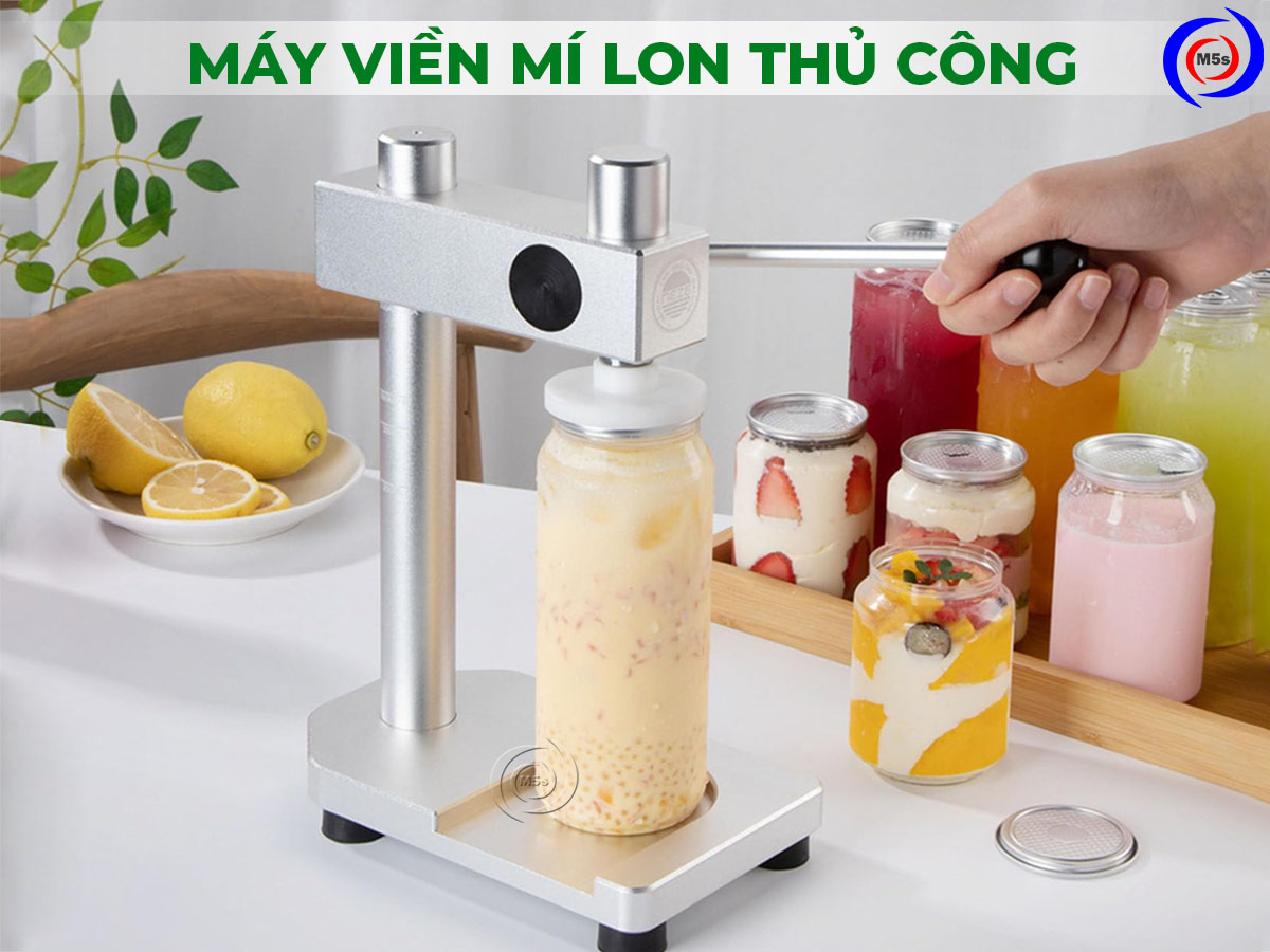Máy viền mí lon thủ công