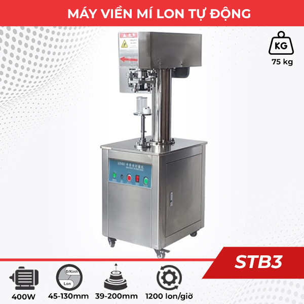 Máy viền nắp nhôm tự động STB3