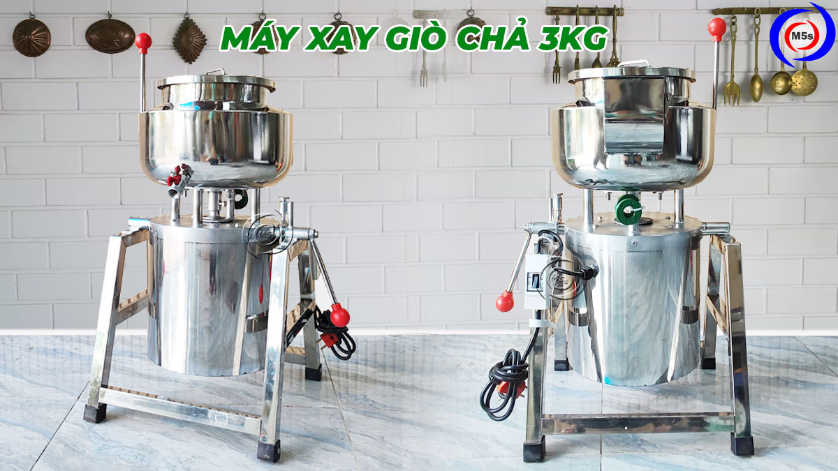 Máy xay giò chả 3kg cho hộ kinh doanh nhỏ lẻ