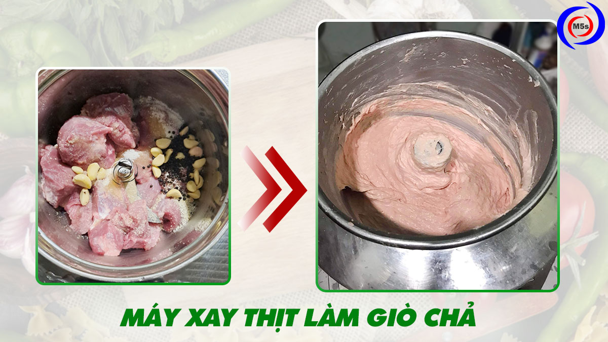 Máy xay giò chả