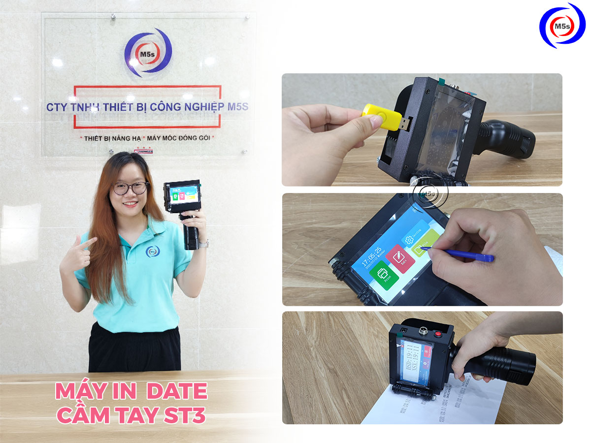 Máy in date cầm tay Stronger ST3