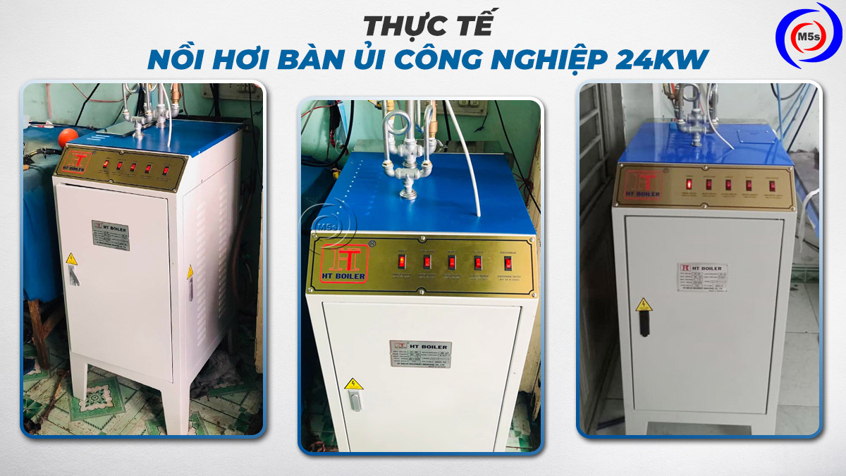nồi ủi hơi công nghiệp 24KW HA24