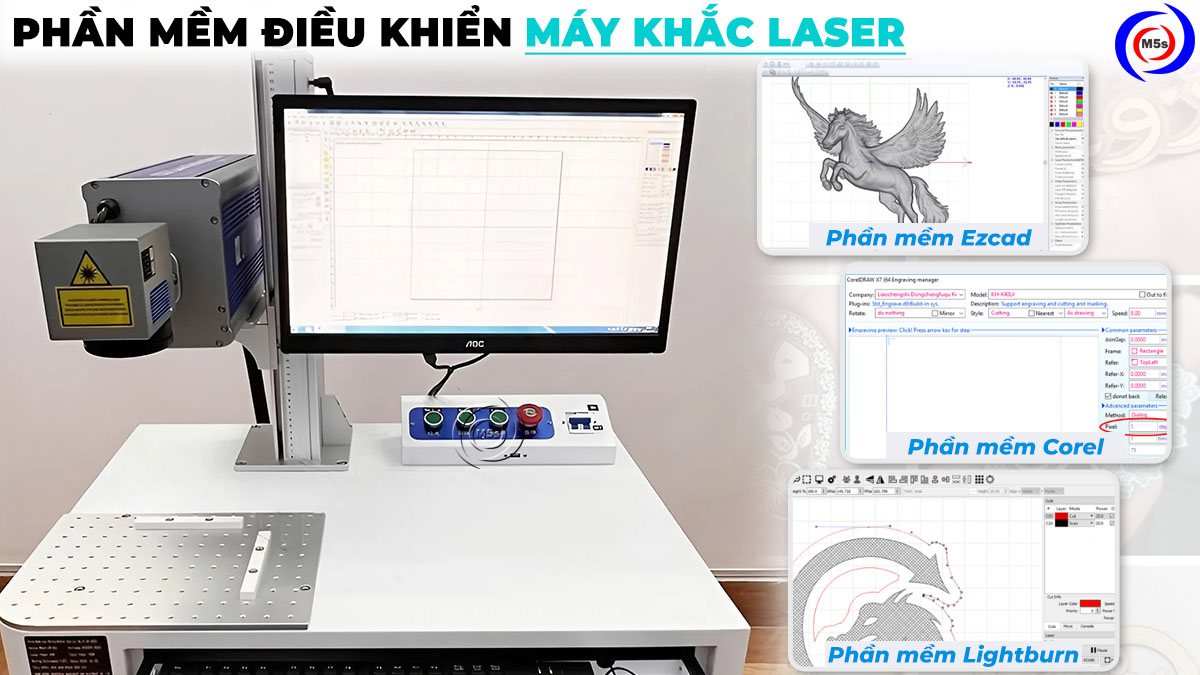 Phần mềm điều khiển máy khắc laser