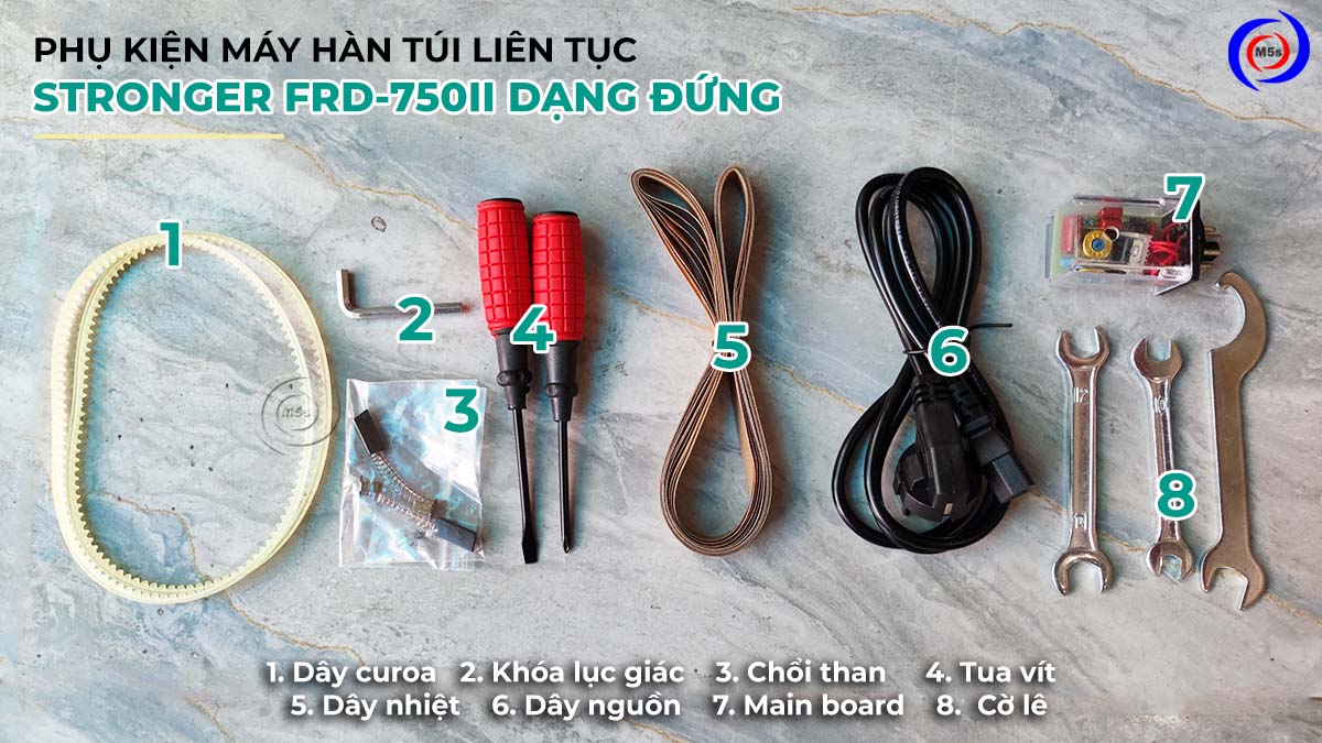 Phụ kiện máy hàn túi liên tục dạng đứng FRD-750II Stronger