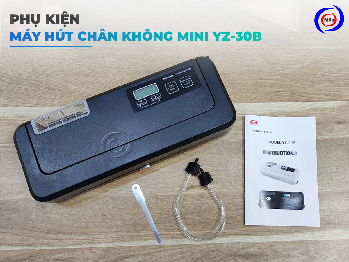 phụ kiện đi kèm của máy hút chân không mini YZ-30B