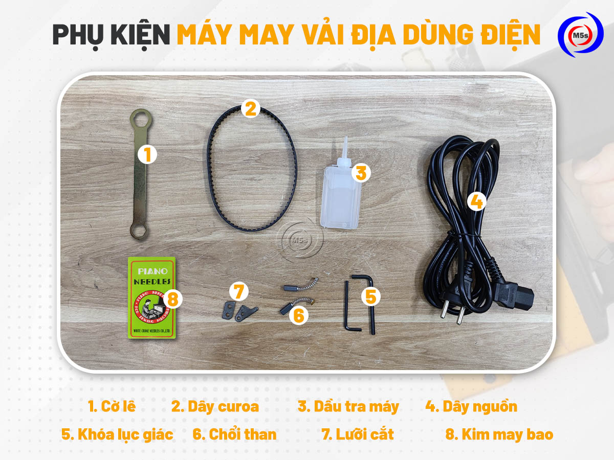 Phụ kiện máy may vải địa dùng điện