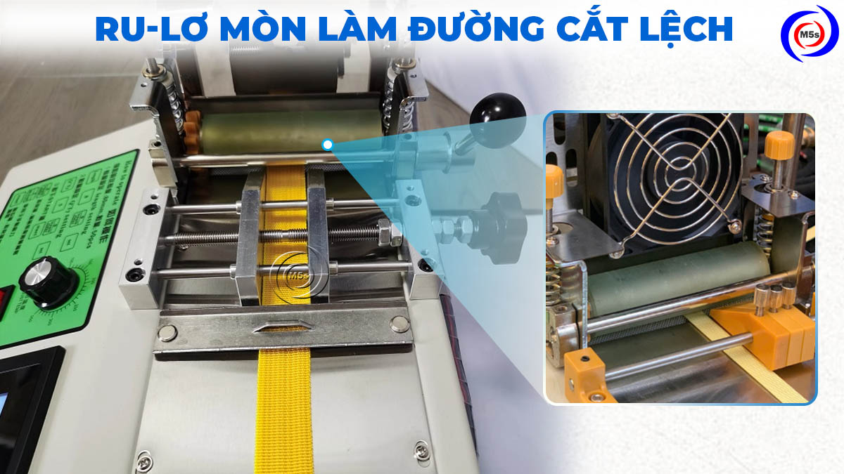ru-lo mòn làm đường cắt lệch