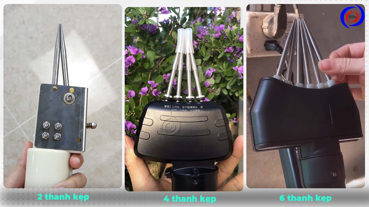 Số thanh kẹp máy nhổ lông măng vịt cầm tay