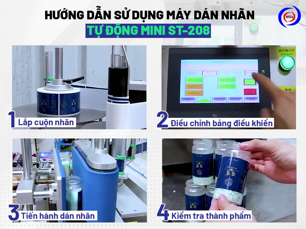 hướng dẫn sử dụng máy dán nhãn tự dộng mini ST-208 hướng dẫn sử dụng máy dán nhãn tự dộng mini ST-208