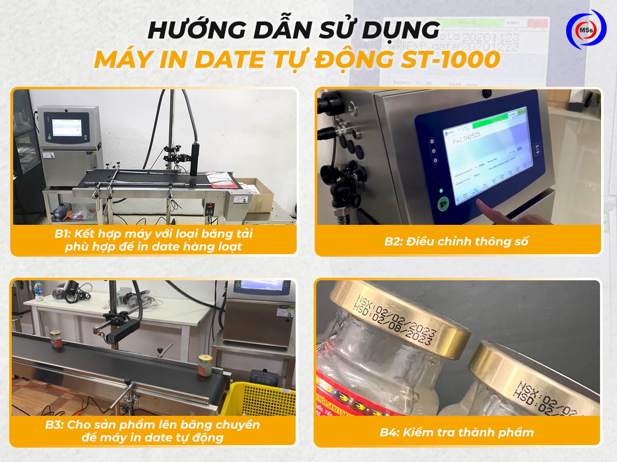 Hướng dẫ sử dụng máy in date tự động ST-1000