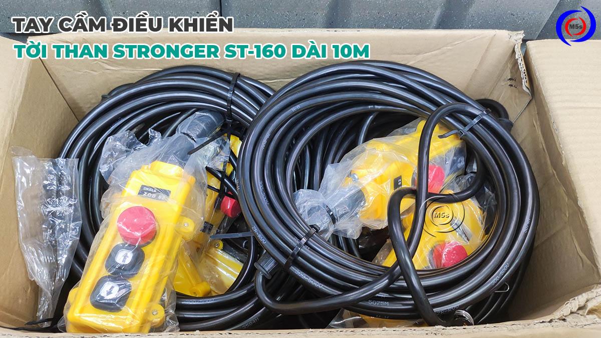 Tay cầm điều khiển tời than ST-160 Stronger dài 10m Tay cầm điều khiển tời than ST-160 Stronger dài 10m