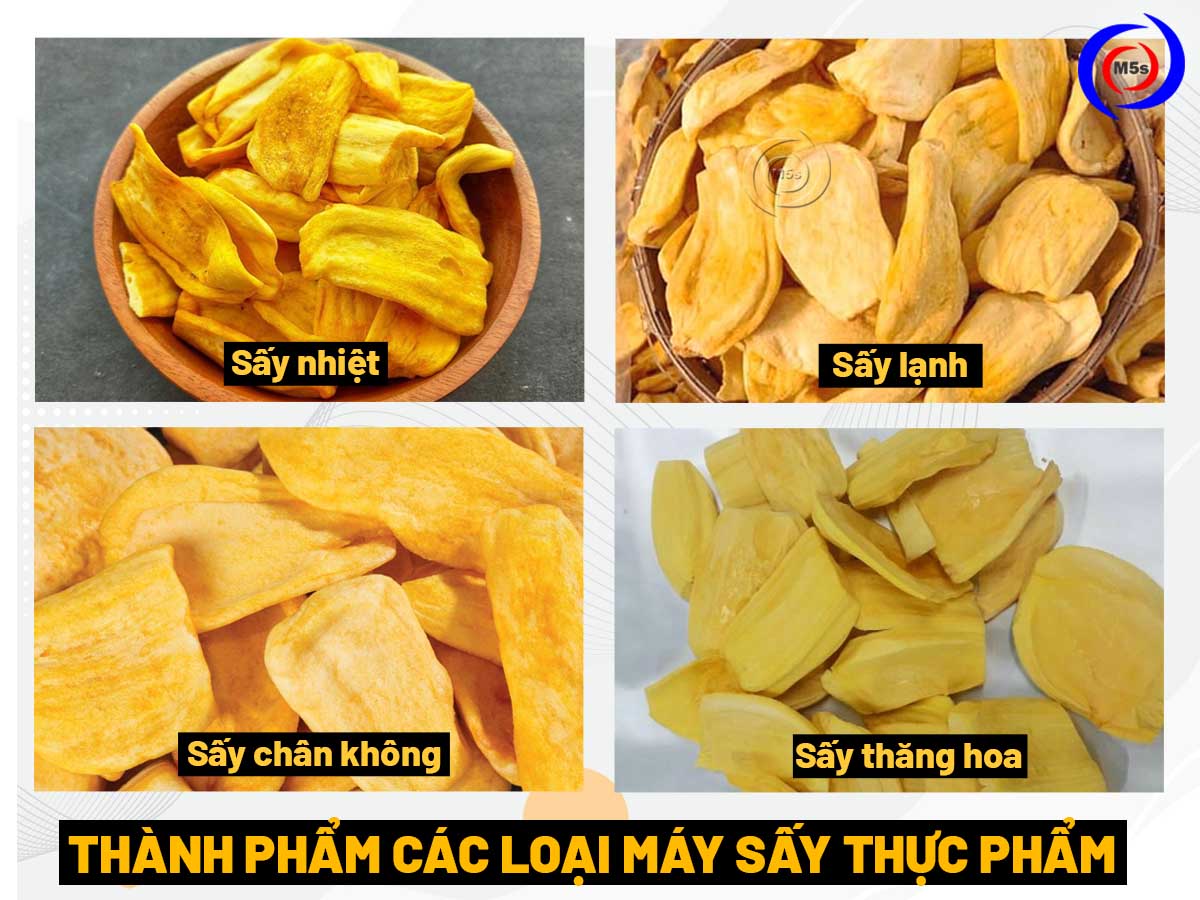 Thành phẩm các loại máy sấy thực phẩm