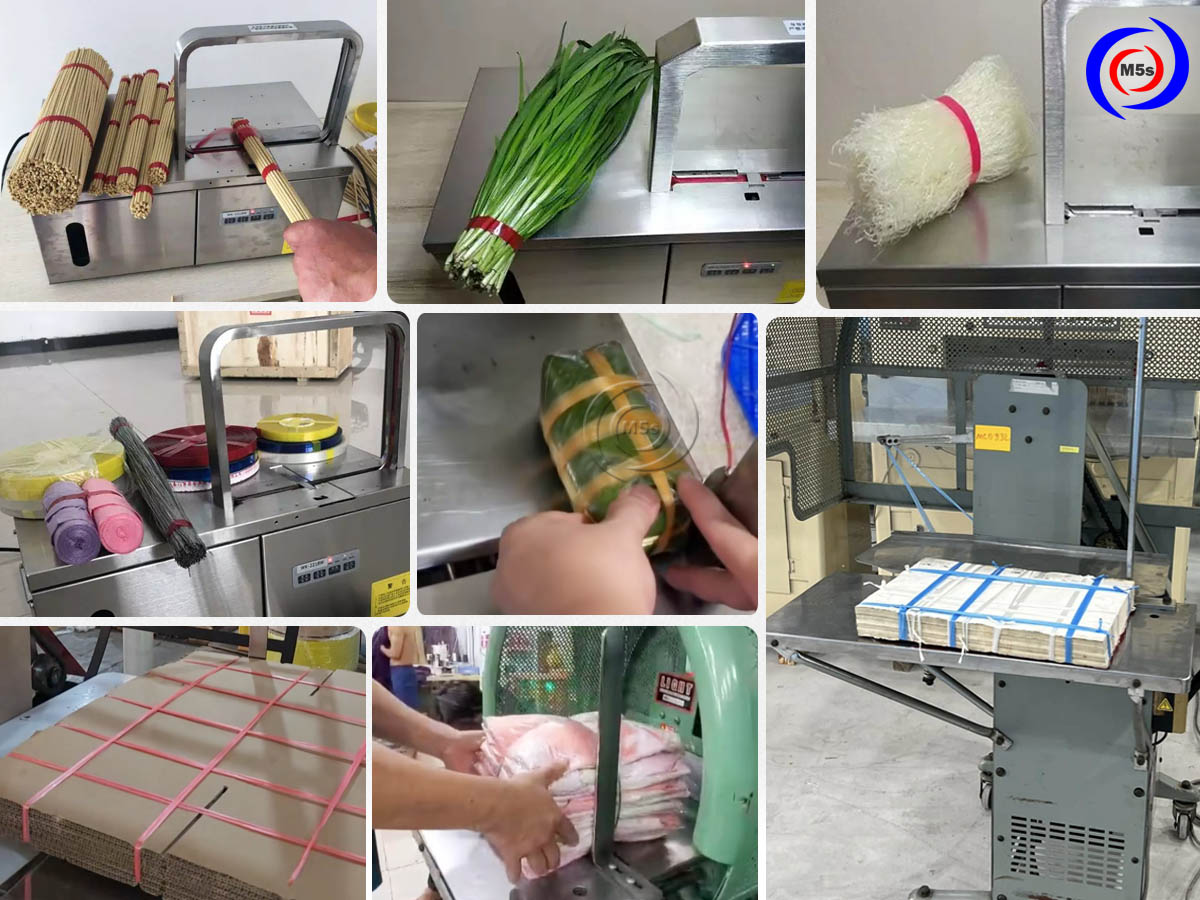 Thành phẩm máy buộc dây chắc chắn, đều đẹp