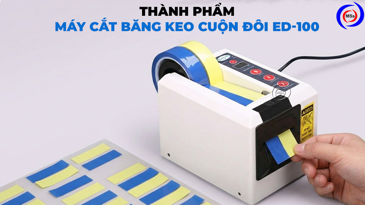 thành phẩm máy cắt băng keo cuộn đôi ED-100