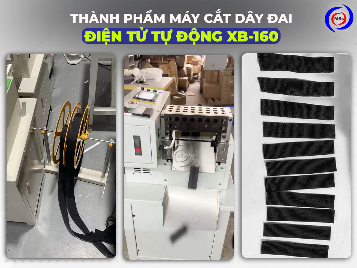 Thành phẩm máy cắt dây đai điện tử tự động XB-160