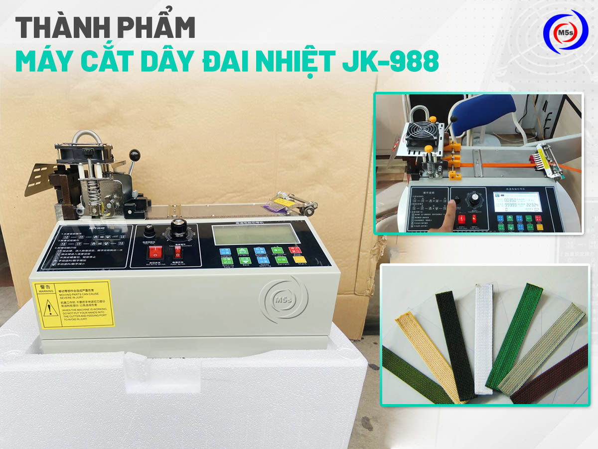 Thành phẩm máy cắt dây đai nhiệt JK-988