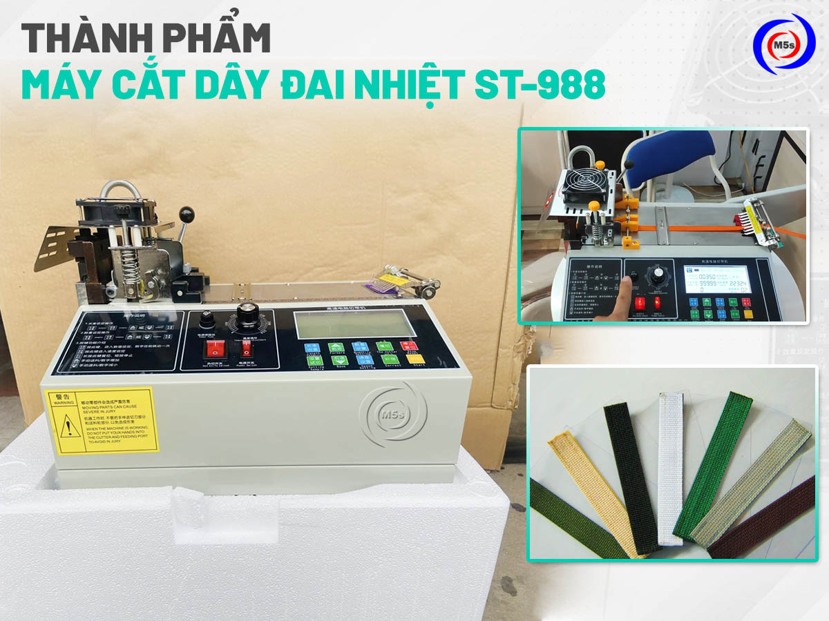 Thành phẩm máy cắt dây đai nhiệt ST-988