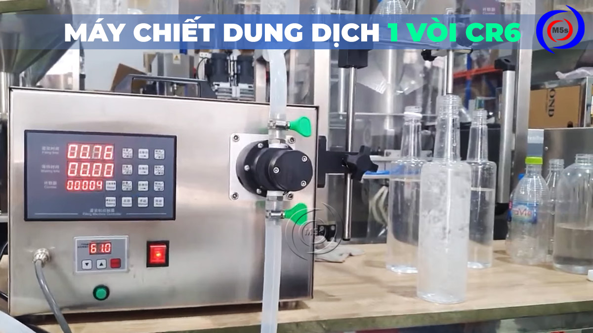 máy chiết dung dịch chất lỏng 1 vòi CR6 máy chiết dung dịch chất lỏng 1 vòi CR6