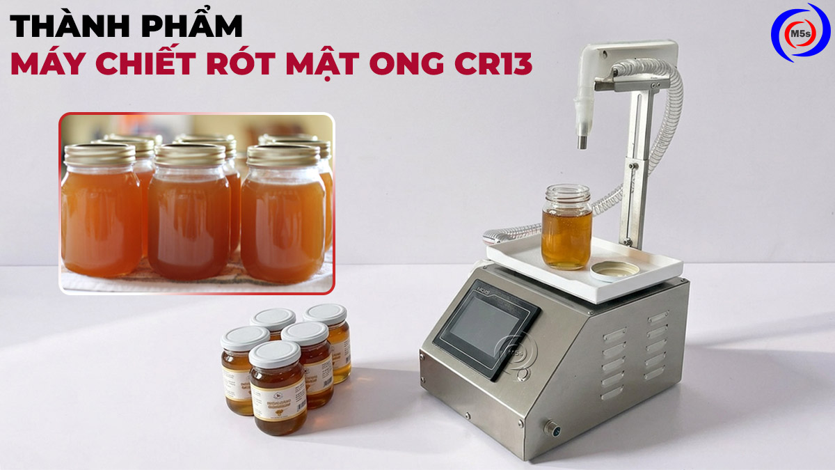 máy chiết rót mật ong 1 vòi CR13