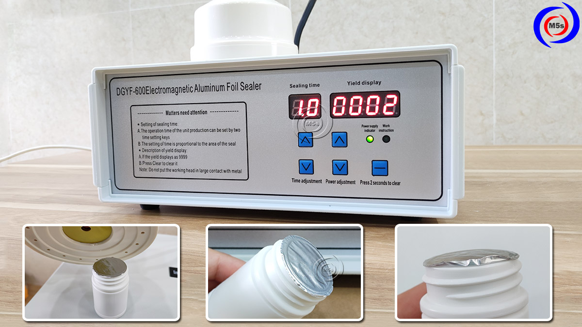 Thành phẩm máy dán màng seal 600a