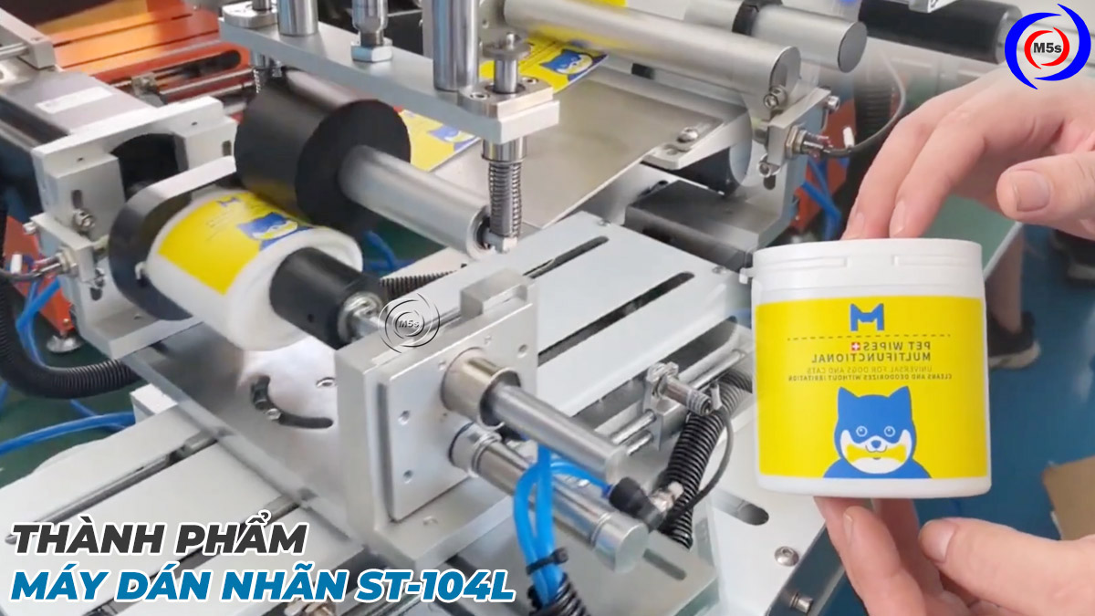 máy dán nhãn decal 2 mặt ST-104L