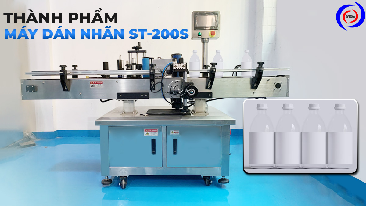 Thành phẩm của máy dán nhãn tự động ST-200S Thành phẩm của máy dán nhãn tự động ST-200S