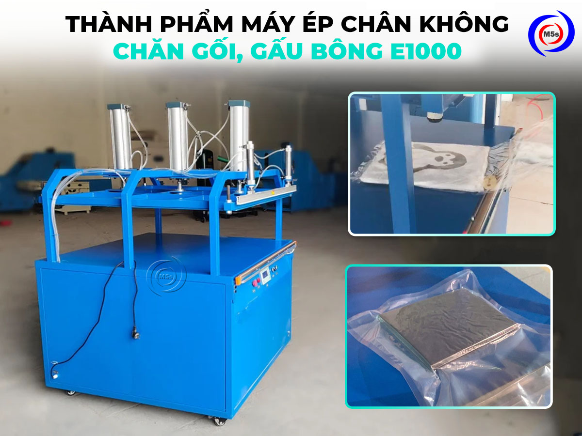 thành phẩm máy ép chân không chăn gối, gấu bông E1000