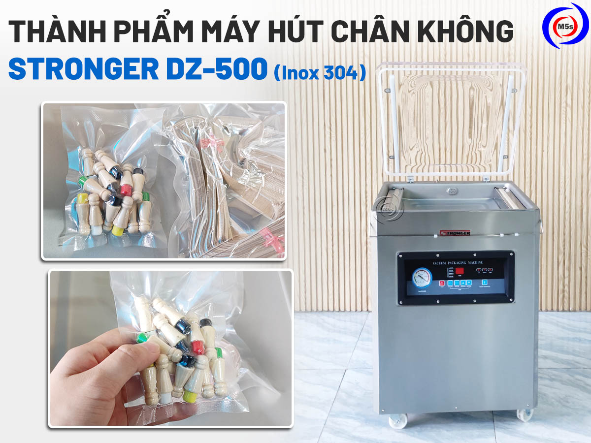 Máy hút chân không công nghiệp Stronger DZ-500 inox 304