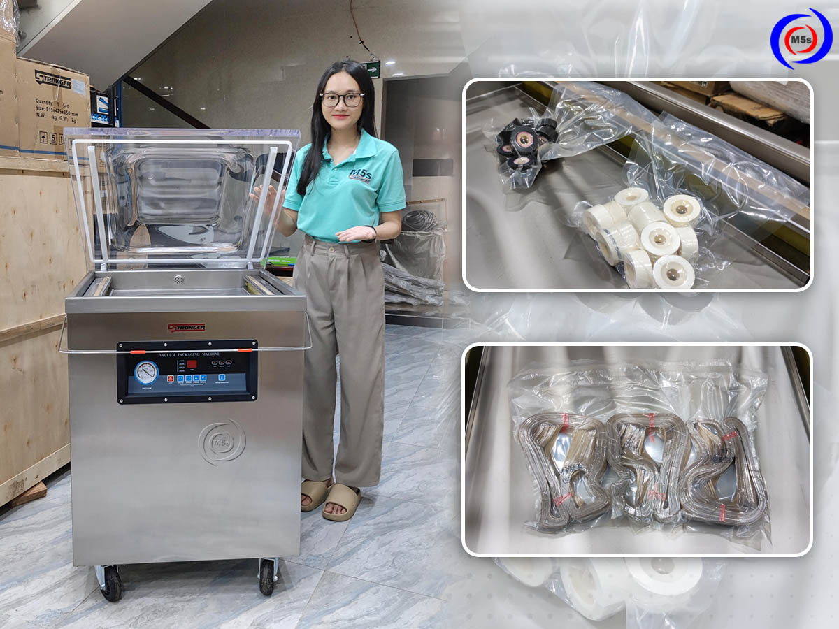 Máy hút chân không công nghiệp Stronger DZ-600 inox 201