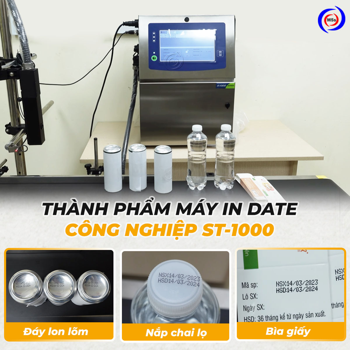 Thành phẩm máy in date công nghiệp ST-1000