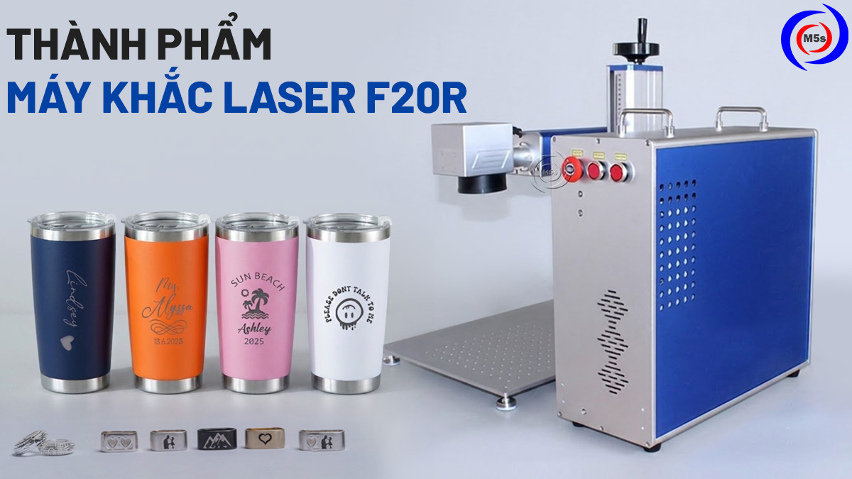 Thành phẩm máy khắc laser F20R
