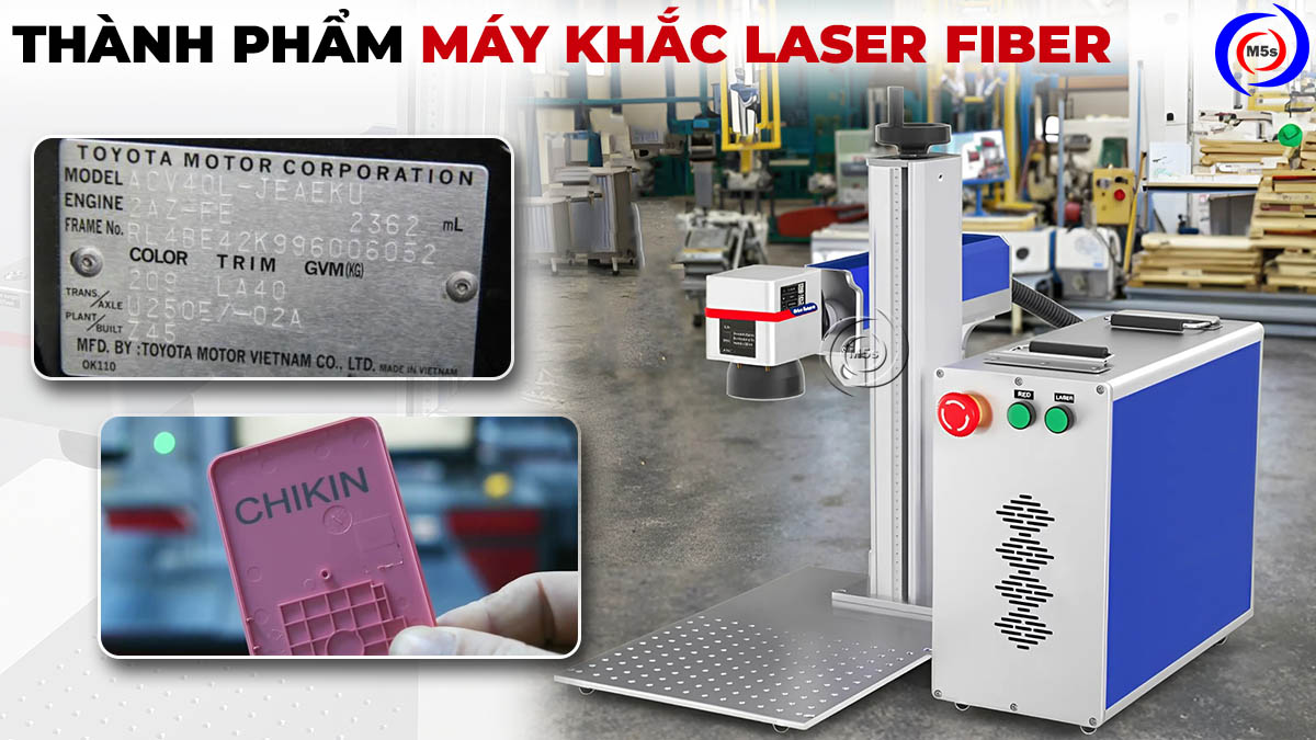 Thành phẩm máy khắc laser fiber