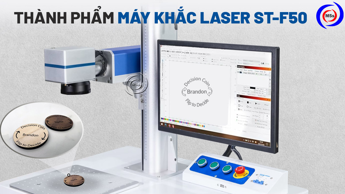 Thành phẩm máy khắc laser st-f50