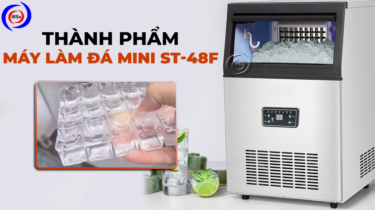 Thành phẩm máy làm đá mini ST-48F Thành phẩm máy làm đá mini ST-48F