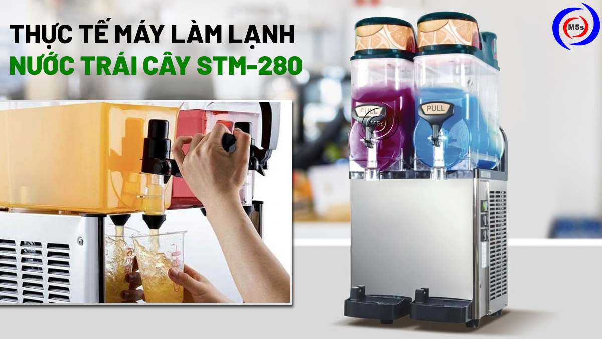 thành phẩm máy làm lạnh nước trái cây STM-280
