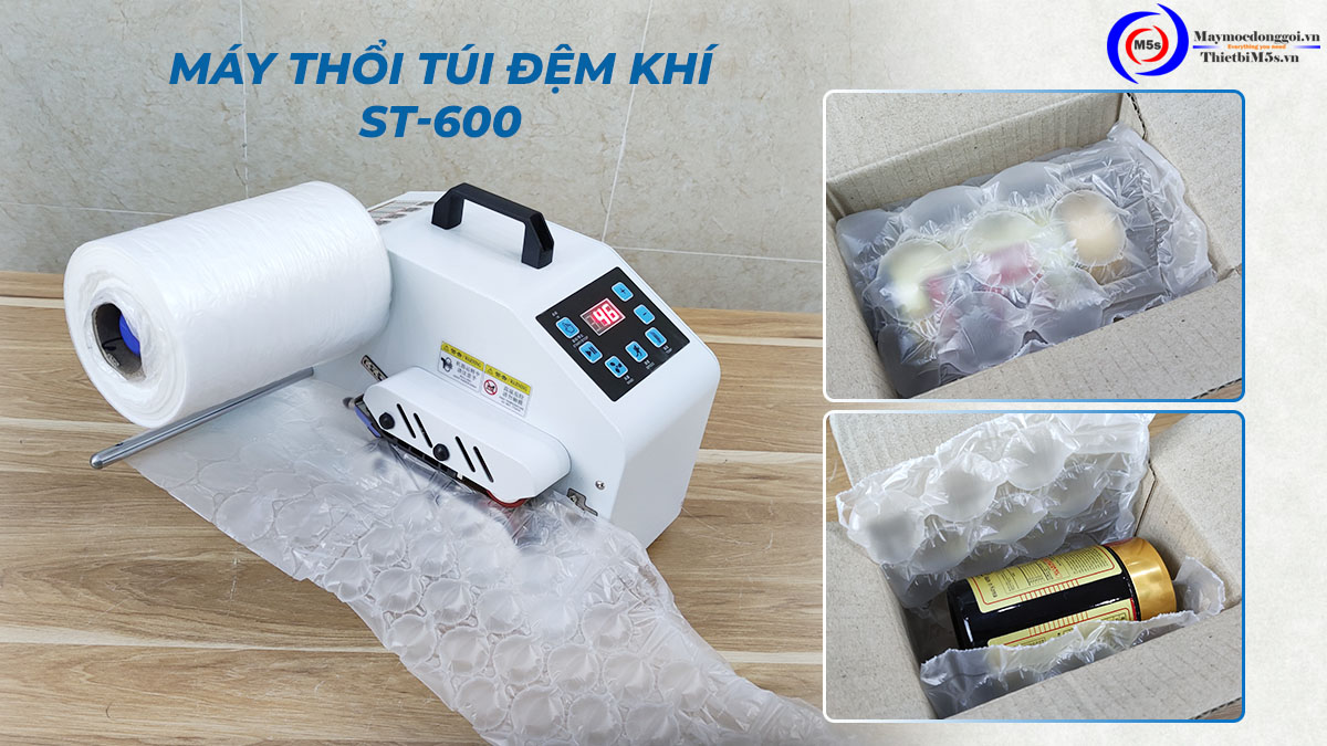 Máy thổi túi đệm khí chèn hàng, bọc gói hàng ST-600