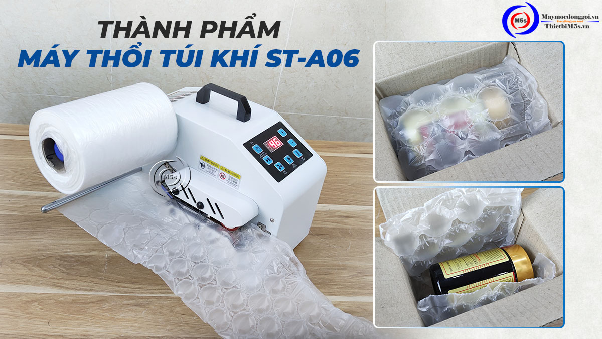 Máy thổi túi đệm khí chèn hàng, bọc gói hàng ST-A06