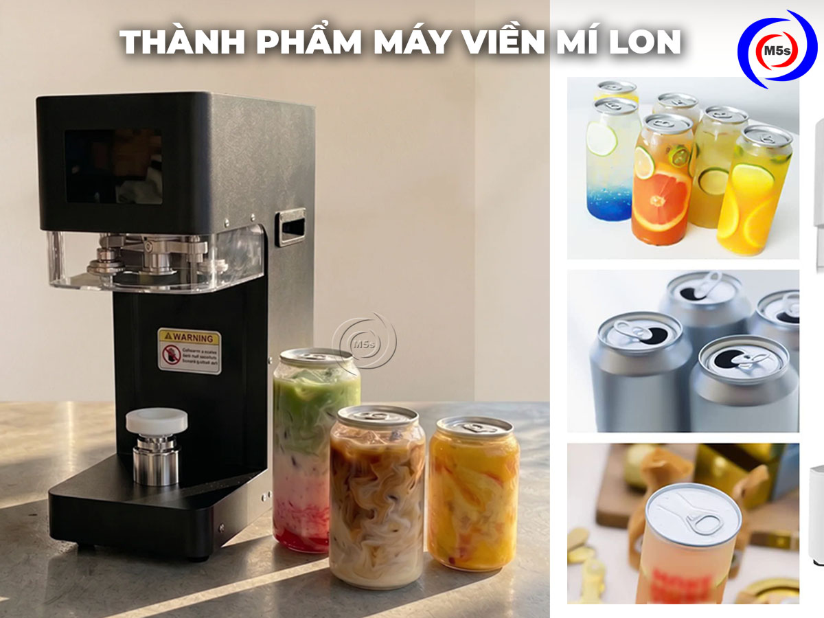 Thành phẩm máy viền mí lon