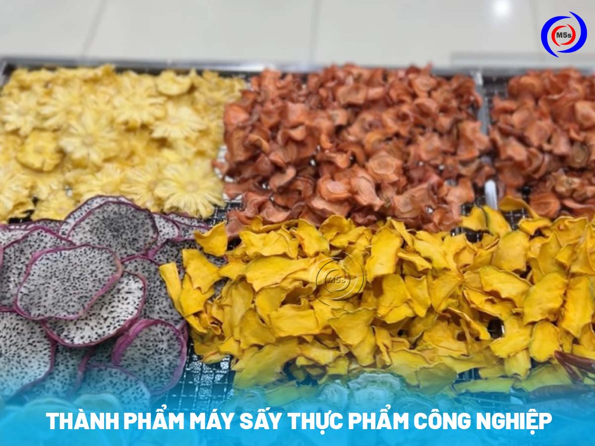 Thành phẩm máy sấy thực phẩm sau khi sấy xong Thành phẩm máy sấy thực phẩm sau khi sấy xong