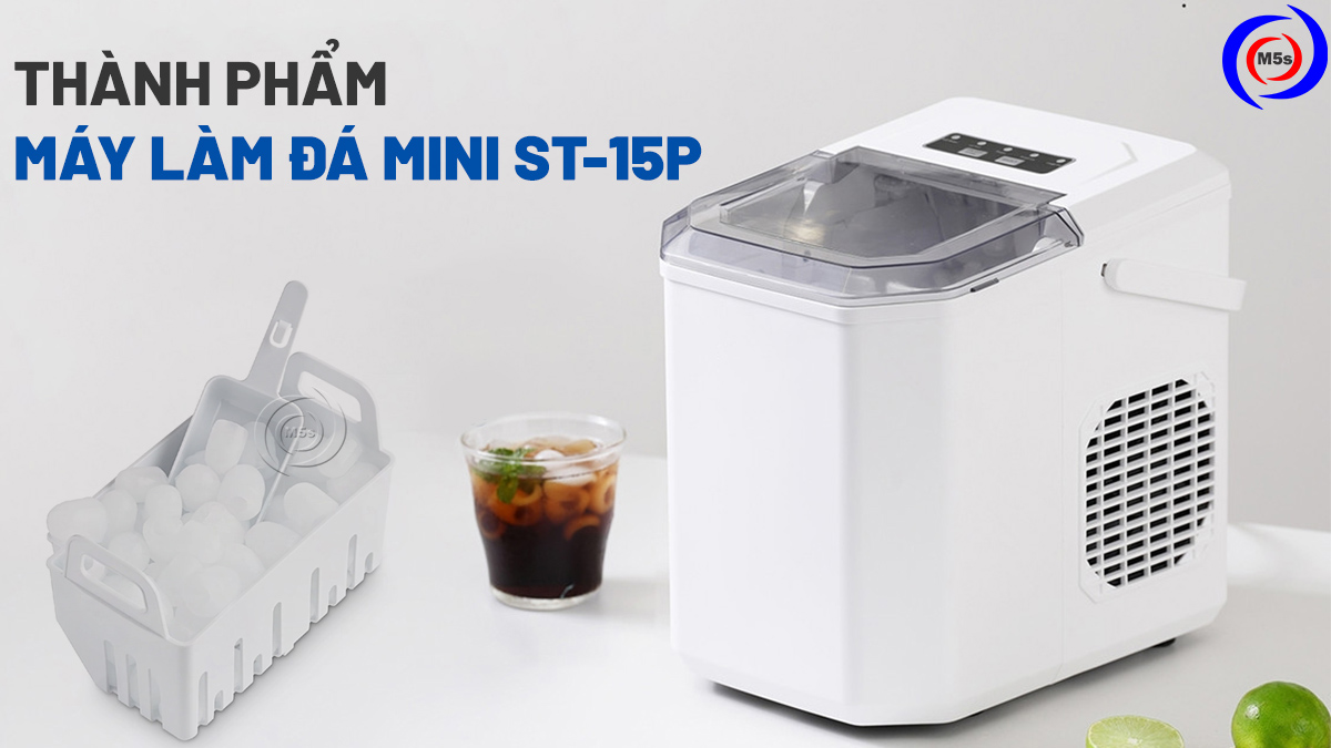Thành phẩm máy làm đá mini ST-15P Thành phẩm máy làm đá mini ST-15P