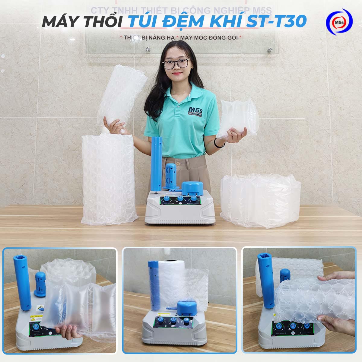 Máy thổi túi đệm khí chống sốc ST-T30