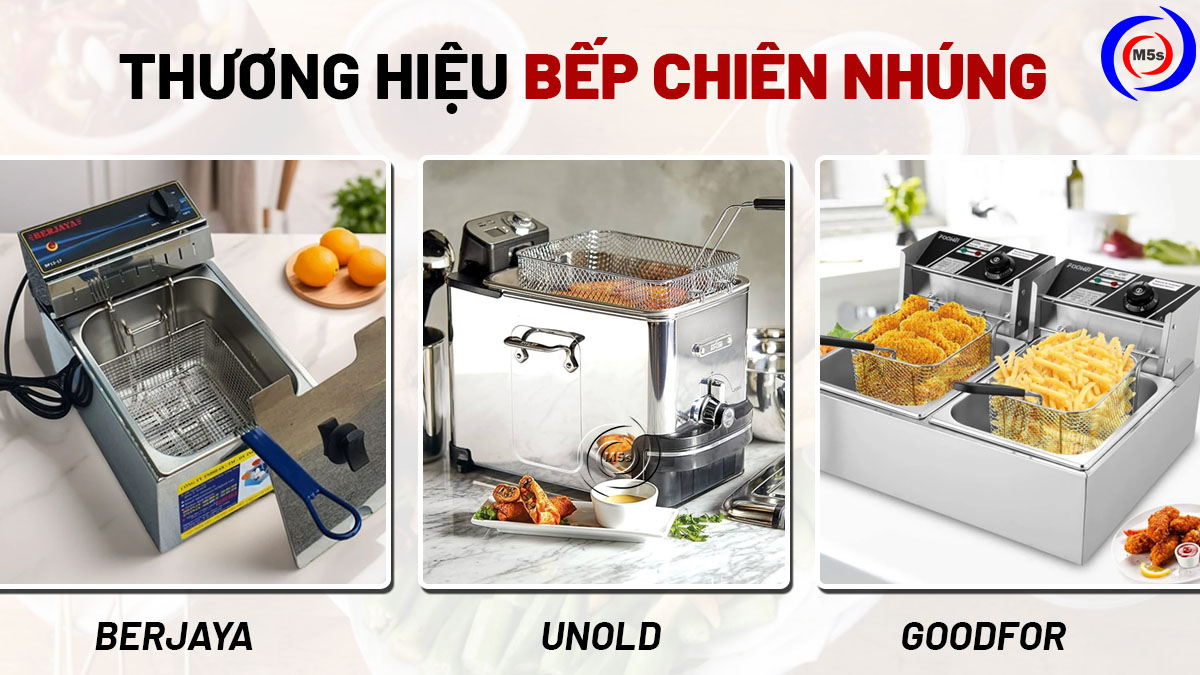 Bếp chiên nhúng thương hiệu Berjaya, Goodfor, Unold Bếp chiên nhúng thương hiệu Berjaya, Goodfor, Unold